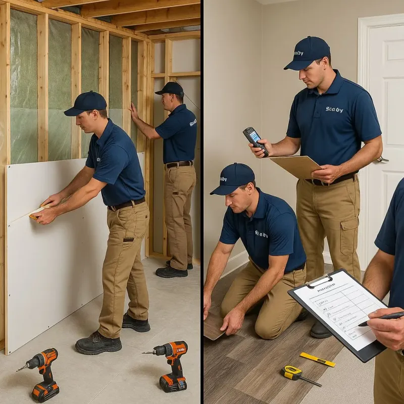 Repairs and Reconstruction process in Maryville, TN